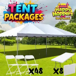 20x30 Tent Package (includes 48 chairs and  8 tables)