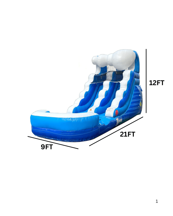 Blue Wave Water Slide