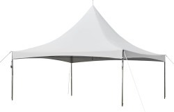 20 x 20 High Peak Frame Tent- White